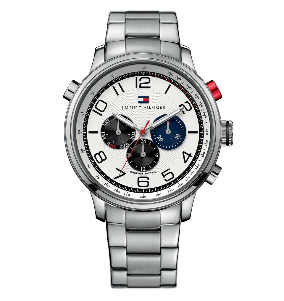 Tommy Hilfiger Watch, Mens Stainless Steel Bracelet 45mm 1790831