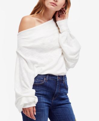 free people off the shoulder sweater