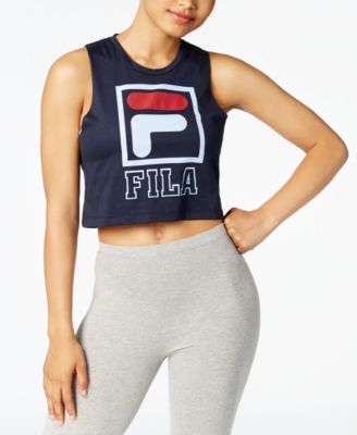 fila crop top shirt