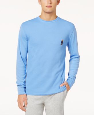 polo waffle knit thermal