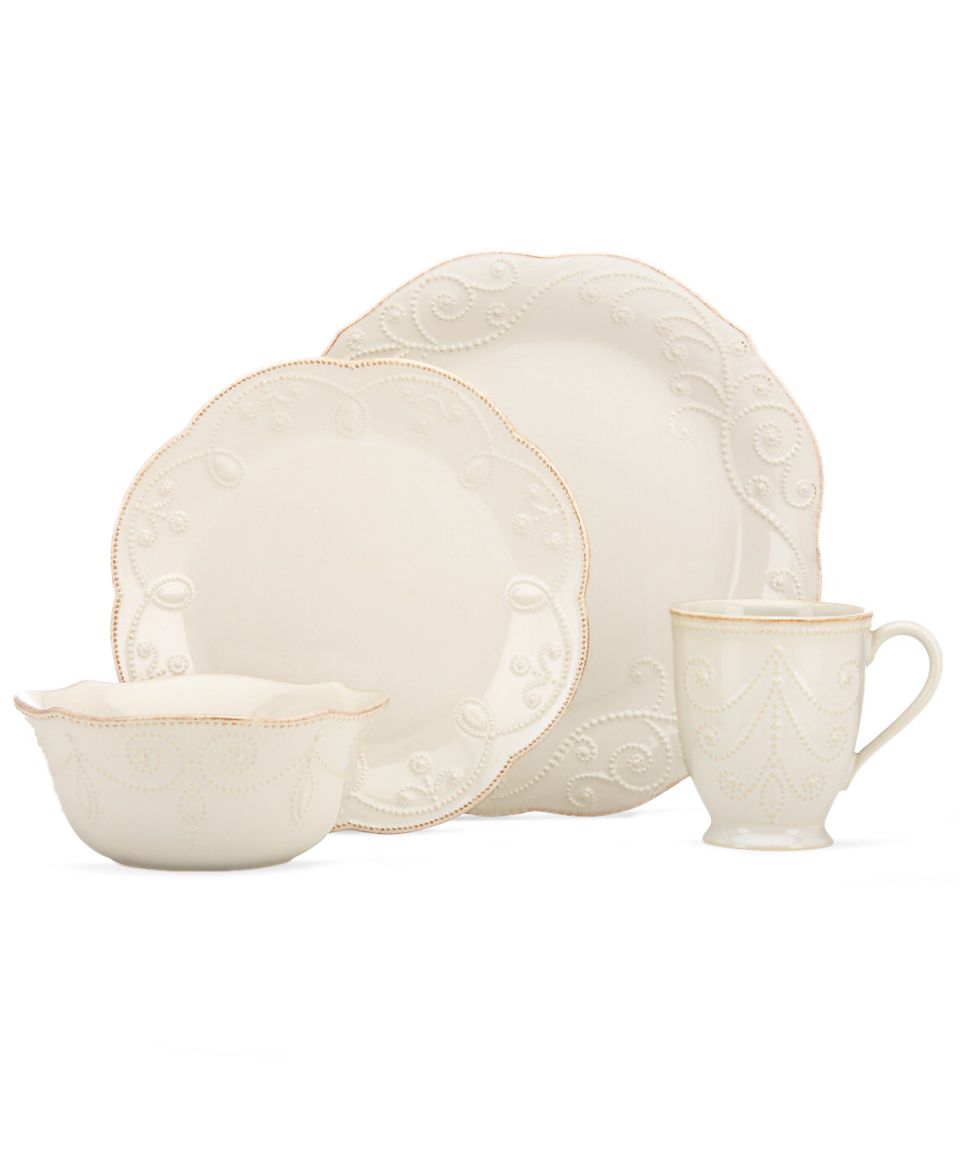 Lenox Dinnerware, French Perle White Collection   Casual Dinnerware