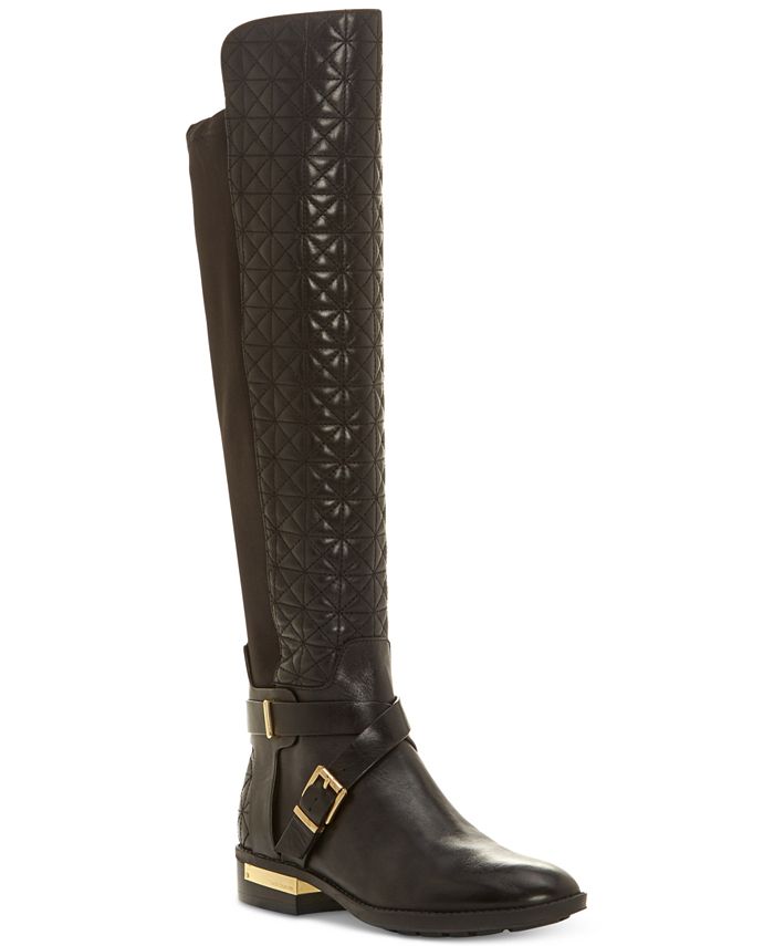 Vince Camuto Patira Wide-Calf Quilted Over-The-Knee Riding Boots ...