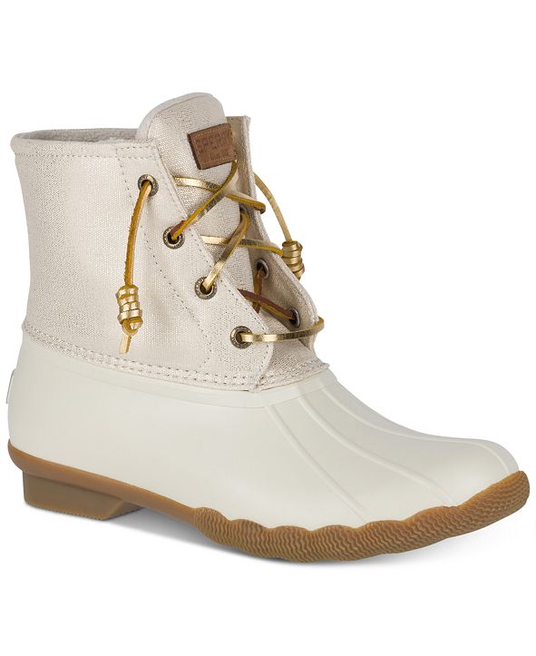 Sperry Women's Saltwater Duck Booties, Created for Macy's & Reviews ...