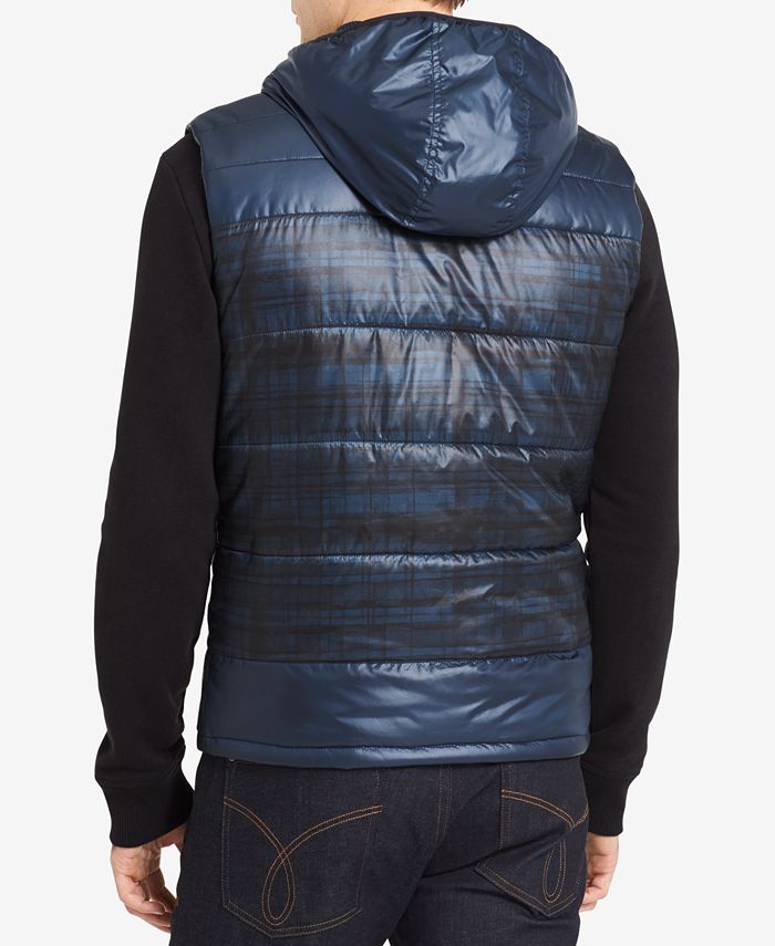 Calvin Klein Jeans Men's Hooded Puffer Vest & Reviews Coats & Jackets Men Macy's