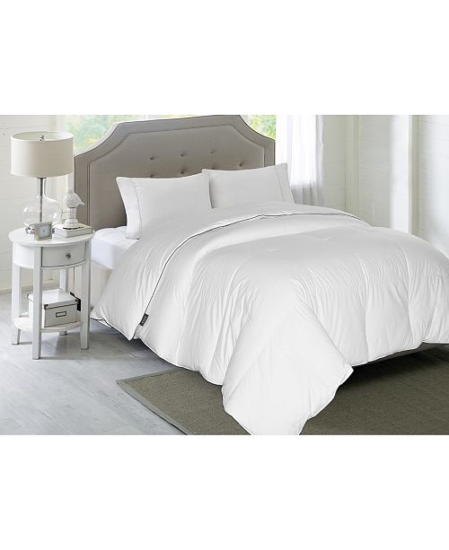 Elle Decor 1200 Thread Count Cotton Queen White Down Comforter Reviews Comforters Bed Bath Macy S