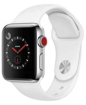 apple watch series 3 with white band