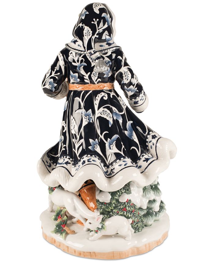 fitz and floyd santa on horse figurine