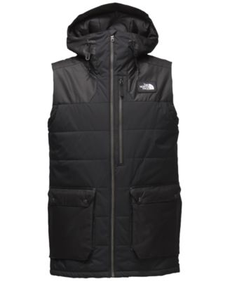 north face hooded vest