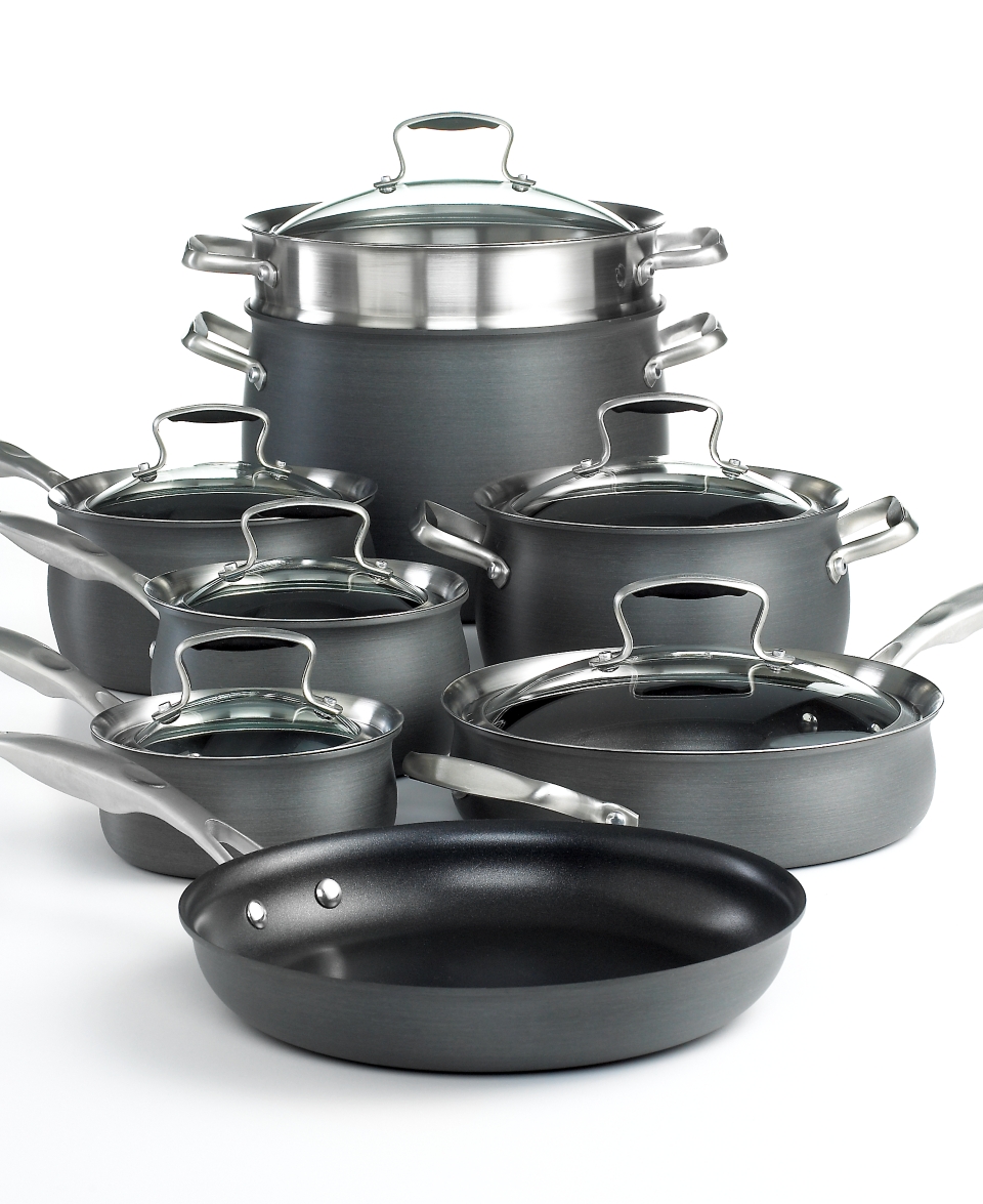 Tools of the Trade Belgique Hard Anodized 14 Piece Cookware Set 