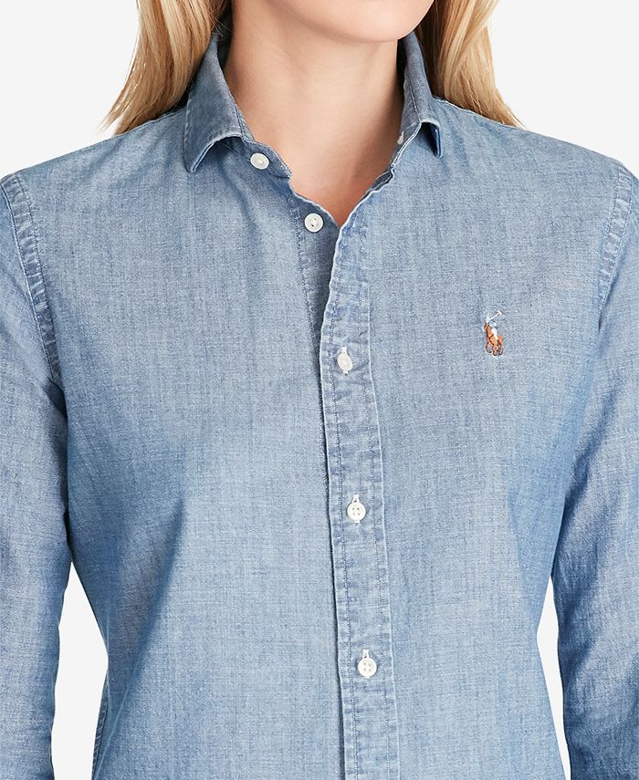 ralph lauren slim fit shirt womens