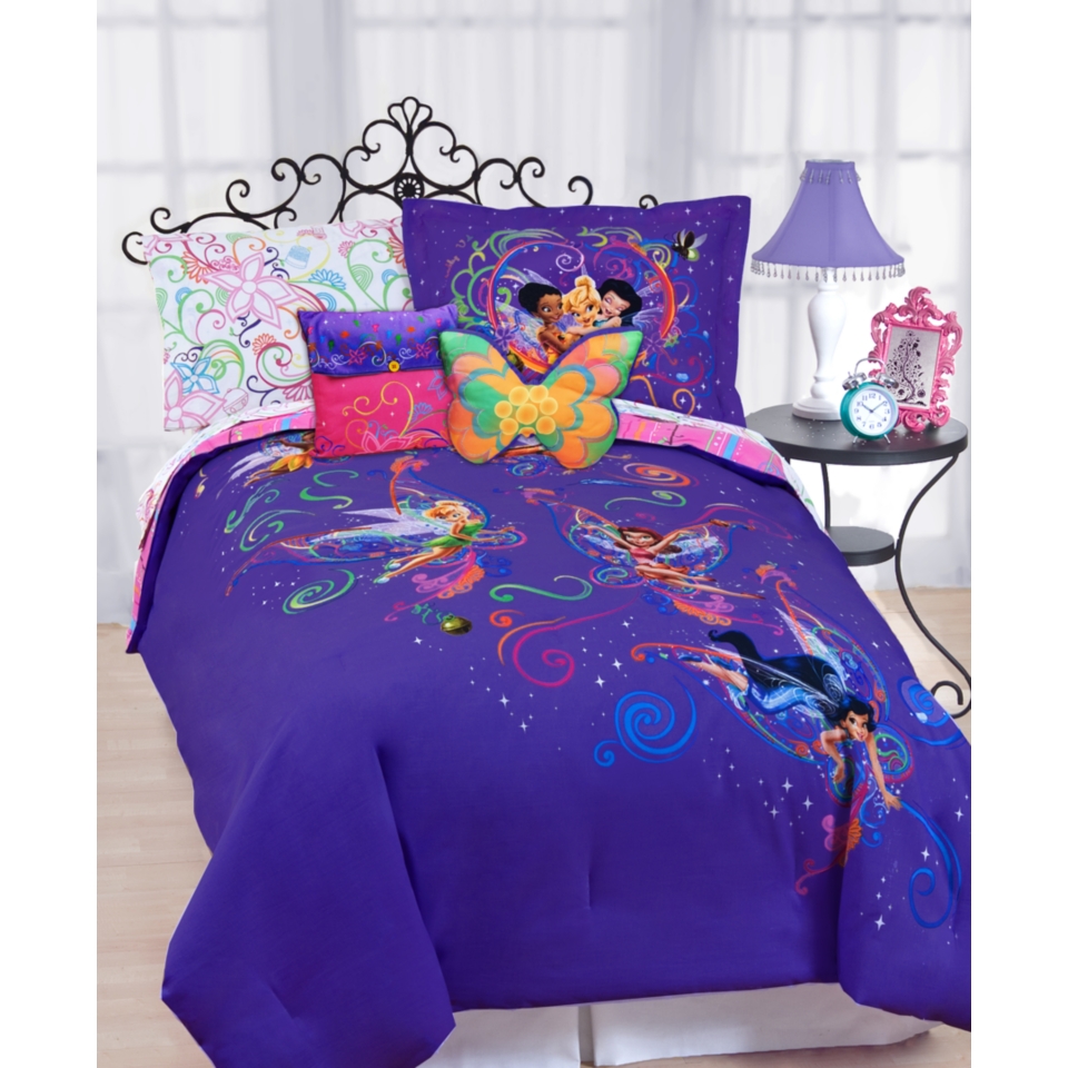 Disney Bedding, Surreal Garden Disney Tinkerbell Comforter Sets   Bed