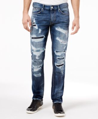 faded ripped jeans mens