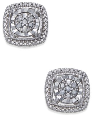 macys sterling silver earrings