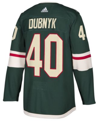 minnesota wild dubnyk jersey