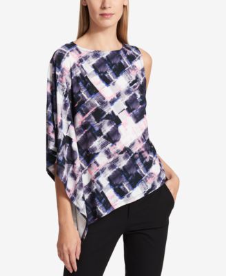 macys one shoulder tops