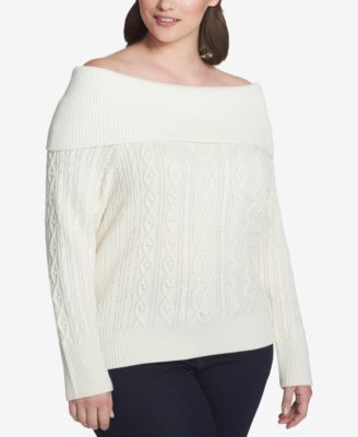 macy's off the shoulder sweater