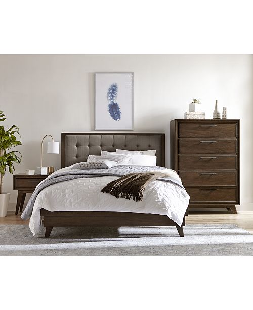 Furniture Closeout Jollene Upholstered Bedroom Furniture Collection Created For Macy S Reviews Furniture Macy S