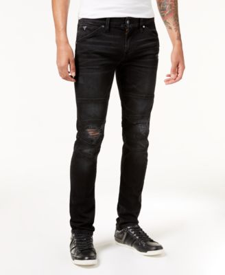 GUESS Men's Slim-Fit Tapered Stretch 