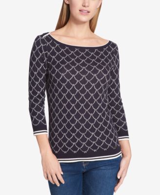 tommy hilfiger boat neck sweater