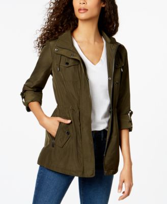 michael michael kors hooded anorak jacket
