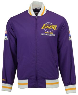 lakers mitchell and ness jacket