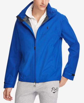 polo rain jacket with hood