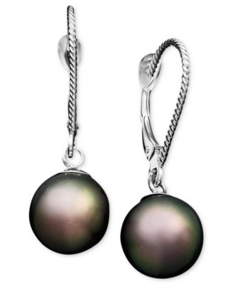 macys pearl earrings