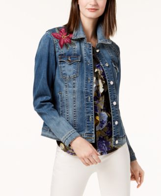 macys inc denim jacket