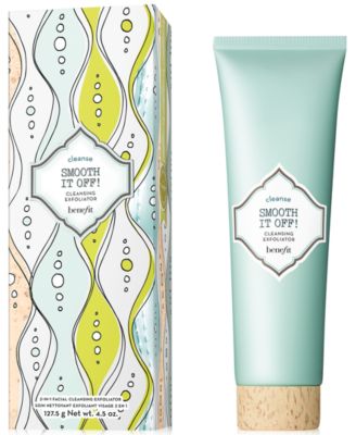 benefit smooth it off cleansing exfoliator