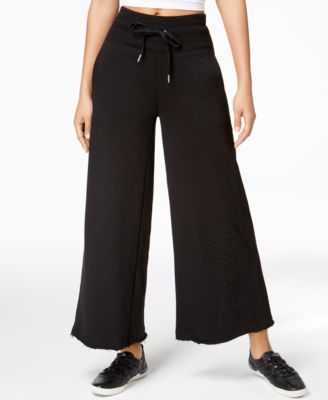 high waisted wide leg ankle pants
