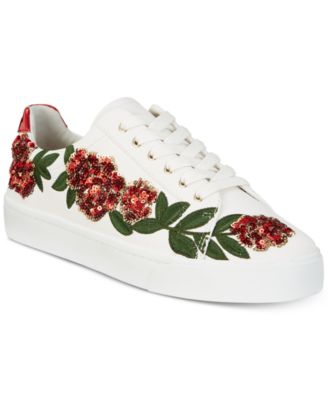 women's embroidered sneakers