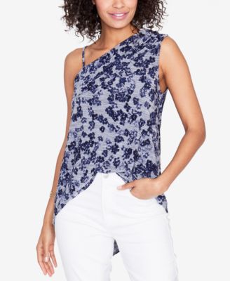 macys one shoulder tops
