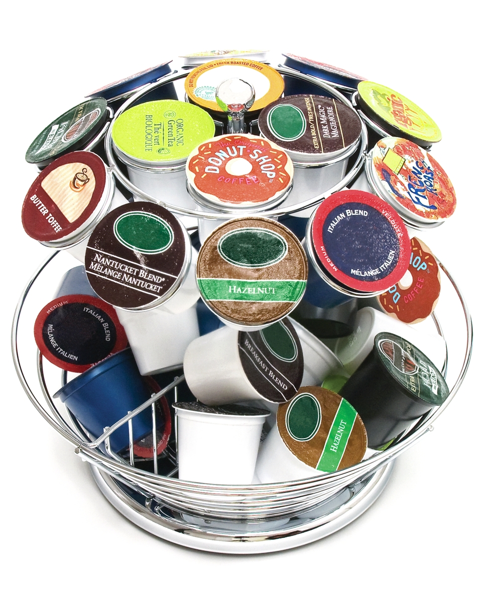 Lipper International Coffee Pod Carousel, 50 Pod Organize and Display