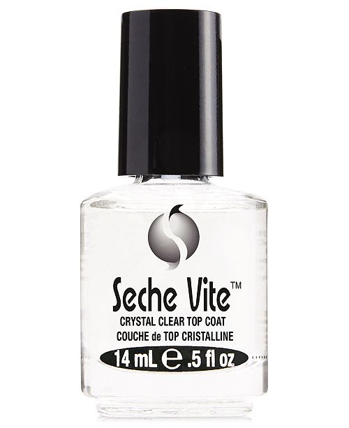 Seche Vite Dry Fast Top Coat 0 5 Oz From Purebeauty Salon Spa Reviews Makeup Beauty Macy S
