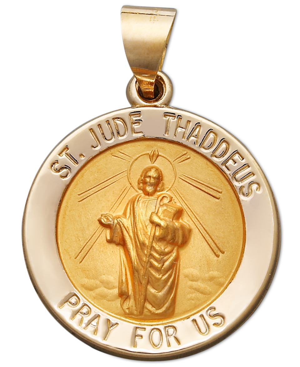 14k Gold Pendant, Saint Jude   Necklaces   Jewelry & Watches