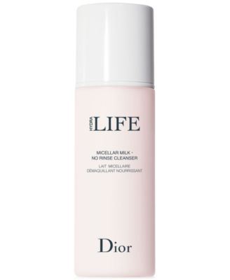 dior hydra life micellar milk no rinse cleanser review