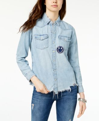lucky brand denim shirt