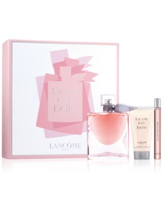 macy's lancome la vie est belle gift set