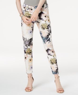 floral print jeans