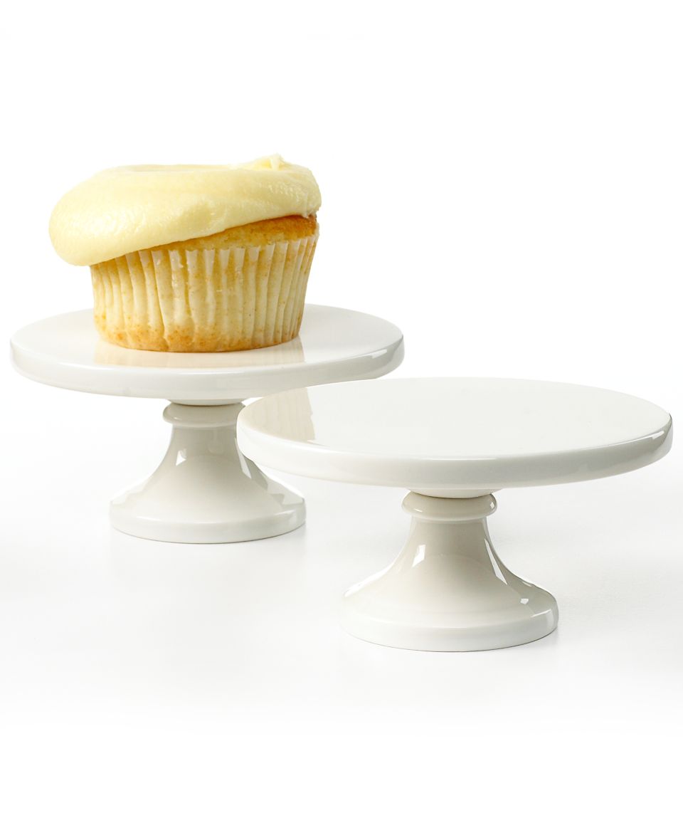 Martha Stewart Collection Cake Stand, 8 Pie Crust   Serveware