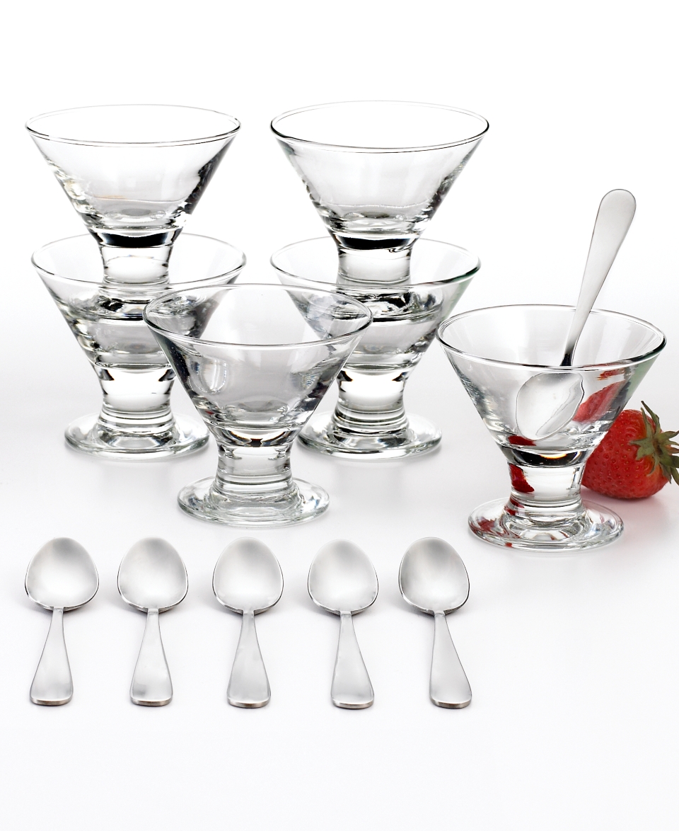 The Cellar Glassware, 12 Piece Mini Martini Dessert Set   Serveware