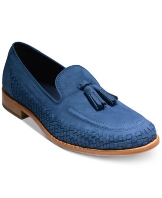 cole haan blue suede loafers