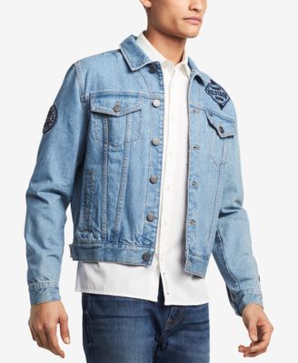 tommy hilfiger blue jean jacket
