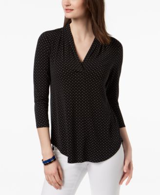 macys petite charter club tops