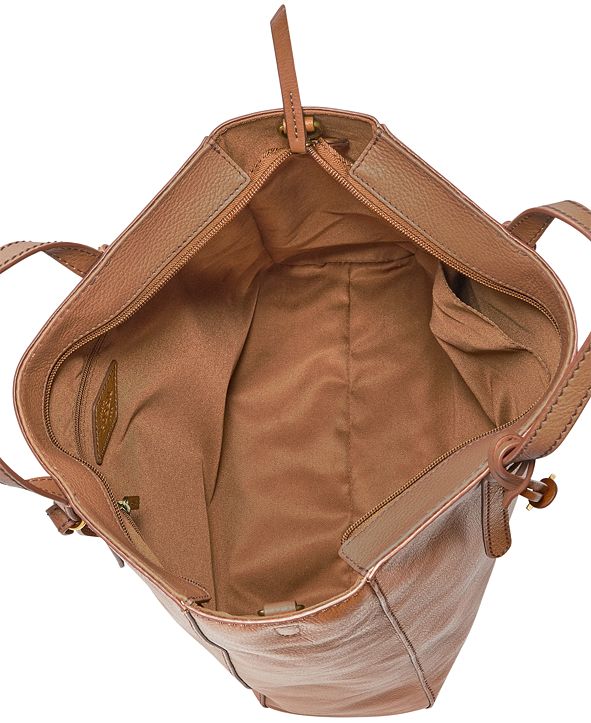 fossil camilla convertible large leather backpack