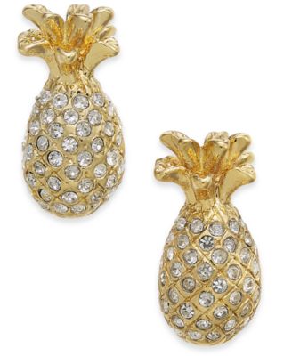 pineapple earrings kate spade