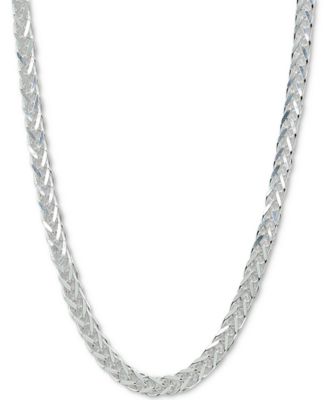 black herringbone necklace