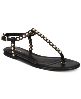 aldo studded sandals