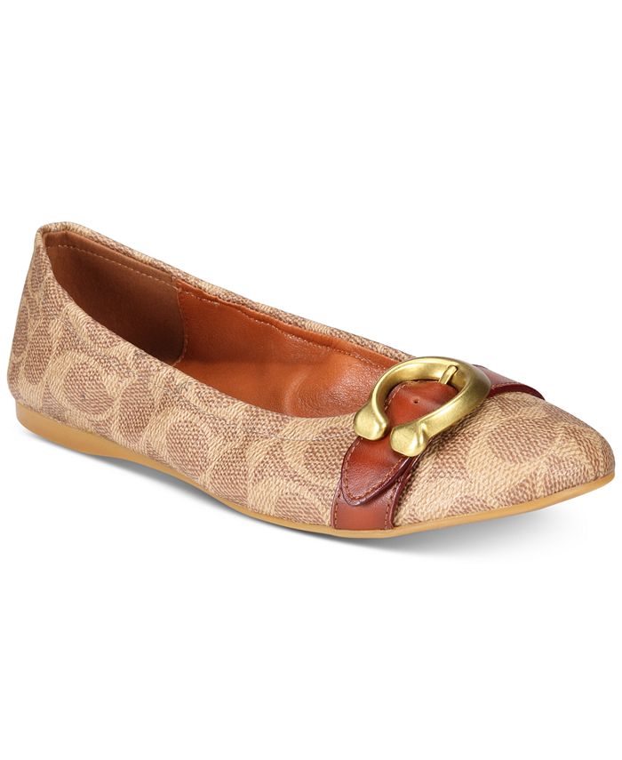 buckle ballet flats
