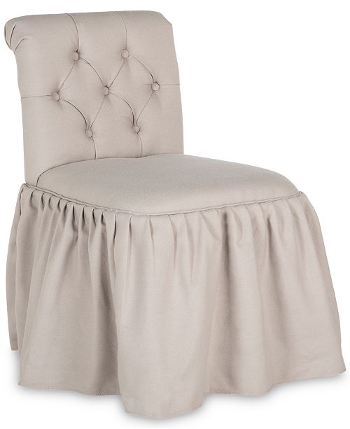 Safavieh Quele Tufted Vanity Chair Reviews Chairs Furniture Macy S